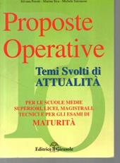 Proposte operative. Per le Scuole