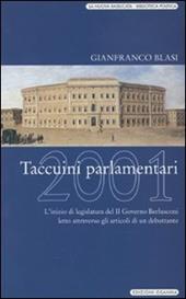 Taccuini parlamentari 2001