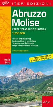 Abruzzo e Molise. Carte stradale e turistica 1:250.000. Ediz. multilingue