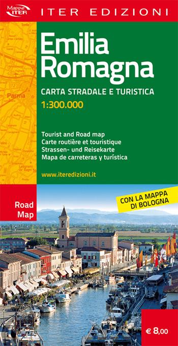 Emilia Romagna. Carta stradale e turistica 1:300.000. Ediz. multilingue  - Libro Iter Edizioni 2016, Carte stradali | Libraccio.it