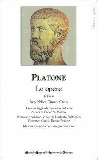 Le opere. Testo greco a fronte. Vol. 4: Repubblica-Timeo-Crizia. - Platone - Libro Newton Compton Editori 2007, Grandi tascabili economici | Libraccio.it