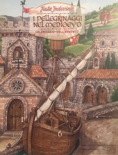 Il pellegrinaggi nel Medioevo. Calendario dell'Avvento - Libro Frate  Indovino 2019