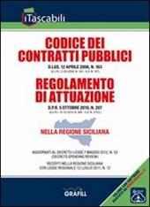 Codice dei contratti pubblici e regolamento di attuazione nella Regione siciliana