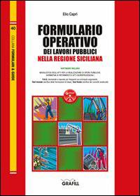 Formulario operativo dei lavori pubblici della regione Sicilia. Con aggiornamento online - Elio Caprì - Libro Grafill 2014 | Libraccio.it