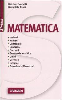 Matematica  - Libro Vallardi A. 1996, Sintesi | Libraccio.it
