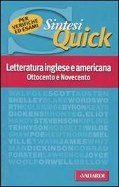 Letteratura inglese e americana. Ottocento e Novecento