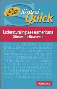 Letteratura inglese e americana. Ottocento e Novecento - Laura Salvai - Libro Vallardi A. 2002, Sintesi quick | Libraccio.it