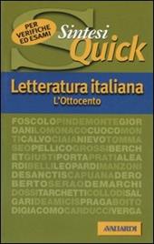 Letteratura italiana. L'Ottocento