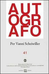 A Vanni Scheiwiller: una sirena nell'editoria italiana  - Libro Interlinea 2000, Autografo | Libraccio.it