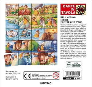 Ercole e le tre mele d'oro - Nicoletta Codignola - Libro Fatatrac 2015, Carte in tavola | Libraccio.it
