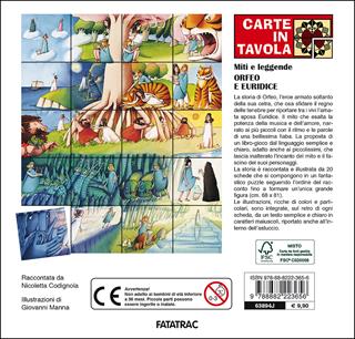 Orfeo e Euridice - Nicoletta Codignola - Libro Fatatrac 2015, Carte in tavola | Libraccio.it
