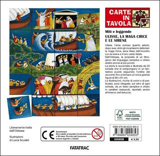 Ulisse, la maga Circe e le sirene - Lucia Scuderi - Libro Fatatrac 2017, Carte in tavola. Miti | Libraccio.it