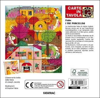 I tre porcellini. Ediz. a colori - Nicoletta Codignola - Libro Fatatrac 2017, Carte in tavola | Libraccio.it