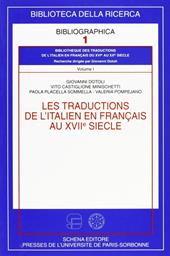 Les traductions de l'italien en francais au XVII/e siècle