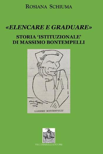 «Elencare e graduare». Storia istituzionale di Massimo Bontempelli - Rosiana Schiuma - Libro Vecchiarelli 2022 | Libraccio.it