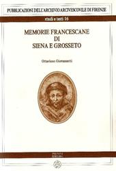 Memorie francescane di Siena e Grosseto