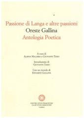 Passione di Langa e altre passioni. Antologia poetica