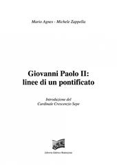 Giovanni Paolo II: linee di un pontificato