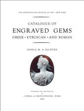 Catalogue of engraved gems. Greek, etruscan and roman. Ediz. illustrata