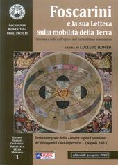 Foscarini e la Sua Lettera sulla Mobilità della Terra. Scienza e fede nell'opera del carmelitano montaltese