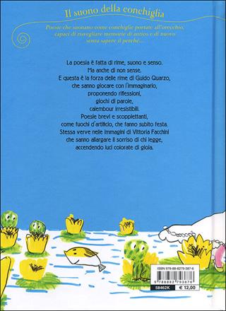 La rima è un rospo - Guido Quarzo, Vittoria Facchini - Libro Motta Junior 2013, Il suono della conchiglia | Libraccio.it