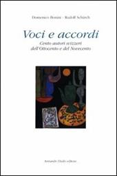 Voci e accordi. Cento autori svizzeri dell'Ottocento e del Novecento