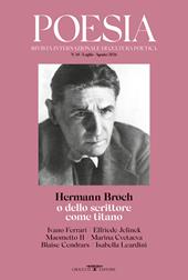 Poesia. Rivista internazionale di cultura poetica. Nuova serie. Vol. 38: Hermann Broch o dello scrittore come titano