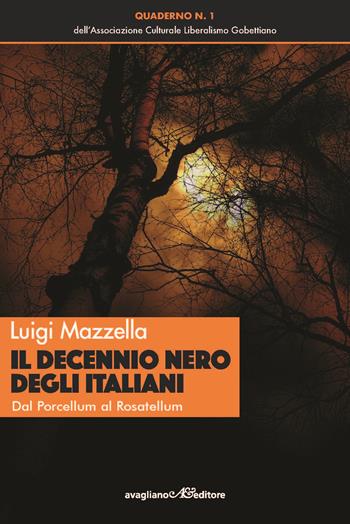 Il decennio nero degli italiani. Dal Porcellum al Rosatellum - Luigi Mazzella - Libro Avagliano 2018 | Libraccio.it