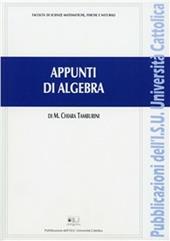 Appunti di algebra