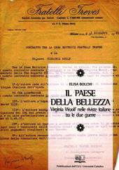 Il paese della bellezza. Virginia Woolf nelle riviste italiane tra le due guerre