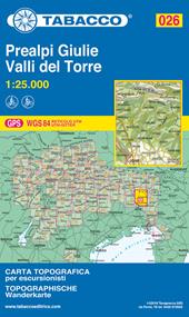 Prealpi Giulie. Valli del Torre 1:25.000
