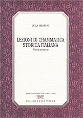 Lezioni di grammatica storica italiana