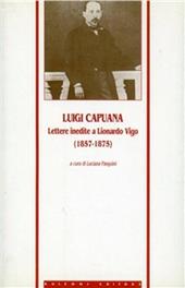 Lettere inedite a Lionardo Vigo (1857-1875)