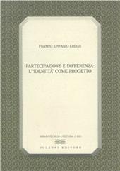 Partecipazione e differenza: l'«identità» come progetto