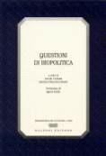 Questioni di biopolitica  - Libro Bulzoni 2003, Biblioteca di cultura | Libraccio.it