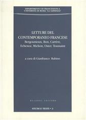 Letture del contemporaneo francese. Berguenioux, Bon, Carrère, Echenoz, Micron, Oster, Toussaint