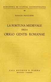 La fortuna medievale della Origo gentis Romanae