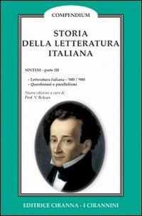 Sintesi di letteratura italiana. Vol. 3 - Valentino Bolzan - Libro Ciranna Editrice 2005, Italiano orale | Libraccio.it