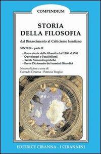 Sintesi di storia della filosofia. Vol. 2 - Corrado Ciranna, Patrizia Truglio - Libro Ciranna Editrice 2000, Storia | Libraccio.it