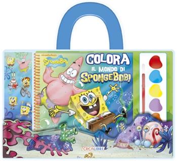 Colora il mondo di SpongeBob! Ediz. illustrata. Con gadget  - Libro Crealibri 2013 | Libraccio.it