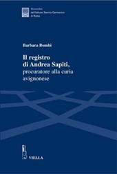 Il registro di Andrea Sapiti, procuratore alla curia avignonese