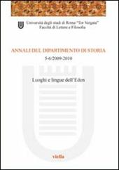 Annali del dipartimento di storia (2009-2010) voll. 5-6