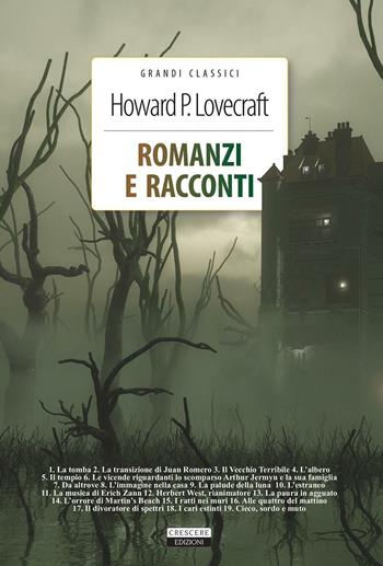 Romanzi e racconti. Con Segnalibro. Vol. 1 - Howard P. Lovecraft - Libro Crescere 2016, Grandi classici | Libraccio.it