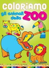 Coloriamo gli animali dello zoo. Ediz. illustrata