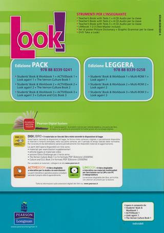 Look! Student's book-Workbook-Livebook-Look again-The Vernon culture book. Per la Scuola media. Con CD-ROM. Vol. 1 - Jim Rose, Steve Elsworth - Libro Pearson Longman 2010 | Libraccio.it