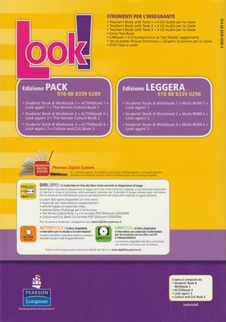 Look! Student's book-Workbook-Livebook-Look again-The Vernon culture book. Per la Scuola media. Con CD-ROM. Vol. 3 - Jim Rose, Steve Elsworth - Libro Pearson Longman 2010 | Libraccio.it