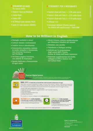 Brilliant! Ediz. pack. Student's book-Workbook-Culture book. Per la Scuola media. Con DVD-ROM. -  Brian Abbs,  Ingrid Freebairn - Libro Longman Italia 2011 | Libraccio.it