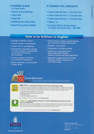 Brilliant! Student's book-Workbook-Culture book. Ediz. leggera. Per la Scuola media. Con CD Audio. Con DVD-ROM. Vol. 1 - Brian Abbs, Ingrid Freebairn - Libro Longman Italia 2011 | Libraccio.it