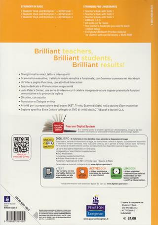 Brilliant results! Student's book-Workbook. Con espansione online. Vol. 2  - Libro Pearson Longman 2012 | Libraccio.it