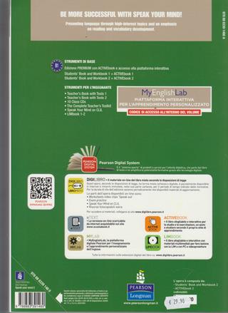 Speak your mind. My english laboratory. Student book-Workbook-Activity book. Con espansione online. Vol. 2  - Libro Longman Italia 2012 | Libraccio.it